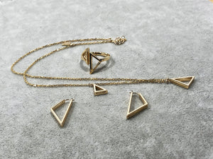 Playful Triangle earring - 俏皮三角耳环