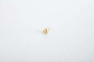 Triangle Diamond Ear Stud - 三角形钻石耳钉 - aurumspeak