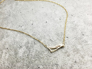 Manta Ray Necklace 18K Gold - 蝠鲼项链 18K金