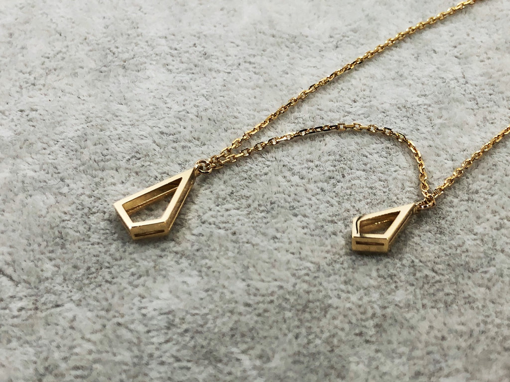 Naughty Rhombus necklace - 淘气菱形项链