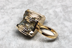 Copper ore ring - 铜矿石戒指 - aurumspeak