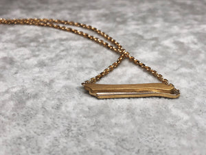 ONE Necklace - “一”项链 - aurumspeak