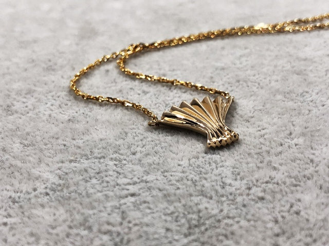 Origami Fan Necklace  - 折纸款 扇子项链