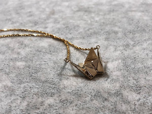 Origami Crane Necklace  - 千纸鹤项链