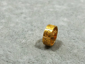 Cheers to great fortune in 2021 God of Roads Octagram Prayer Bead, 24K gold - 2021新年吉祥 路神八方平安珠 24K金款