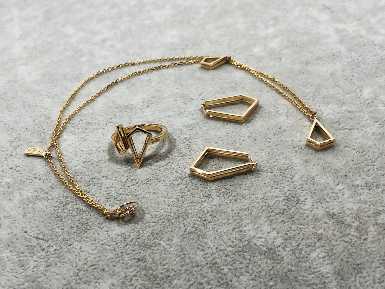 Naughty Rhombus necklace - 淘气菱形项链