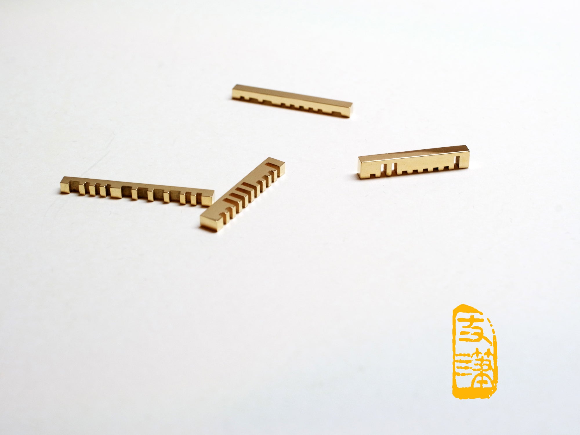 Vertical Morse Code Necklace - 竖款摩尔斯密码项链 - aurumspeak