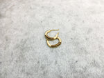 Wire Spring Gold Bar Earring - 弹簧金条耳钉 - aurumspeak