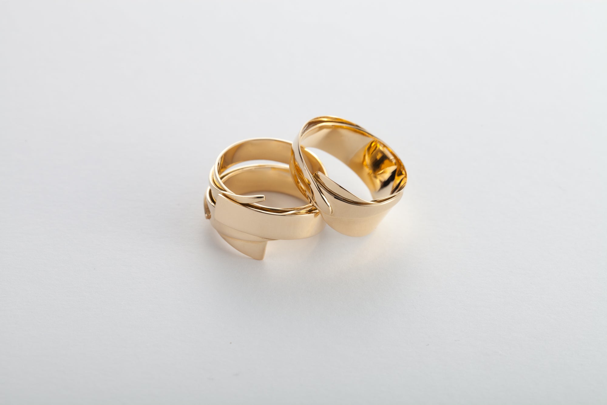 Layered Ring (3 layers),18K Gold - 层戒（三层）,18K金 - aurumspeak