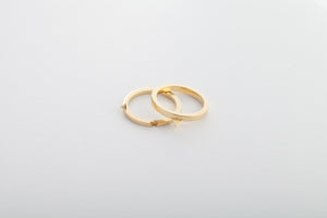 Geometric Ring,18K Gold - 几何对戒,18K金 - aurumspeak