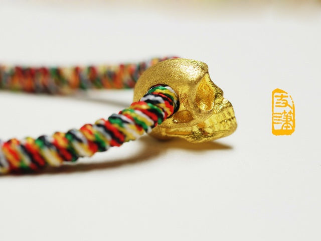 Skull Cord Bracelet - 骷髅头手绳
