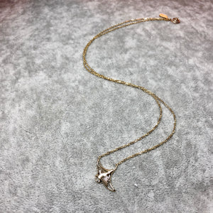Manta Necklace - 蝠鲼项链 - aurumspeak